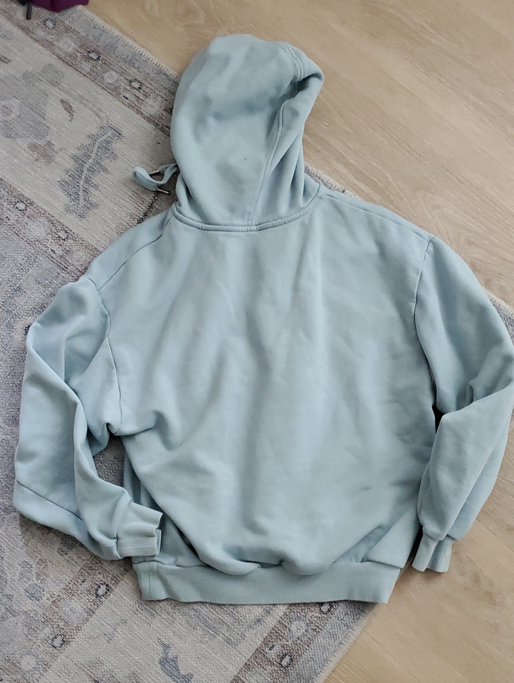SOLD Yoga Accolade Light Blue Hoodie Sweatshirt SzXS - Picture 9 of 9